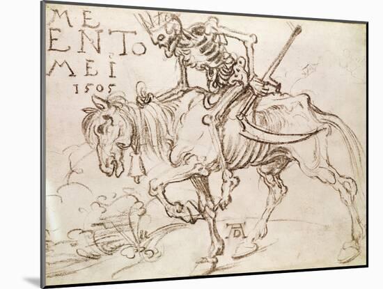 Death Riding, 1505-Albrecht Dürer-Mounted Giclee Print