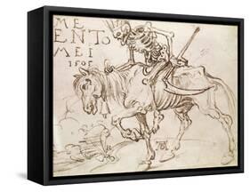 Death Riding, 1505-Albrecht Dürer-Framed Stretched Canvas