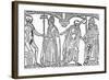 Death Speaks to the Pope and Emperor-null-Framed Giclee Print