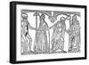 Death Speaks to the Pope and Emperor-null-Framed Giclee Print