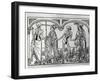 Death Taking the Bishop and the Nobleman, from the Danse Macabre, Published Paris, 1485-Guy Marchant-Framed Giclee Print