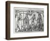 Death Taking the Bishop and the Nobleman, from the Danse Macabre, Published Paris, 1485-Guy Marchant-Framed Giclee Print