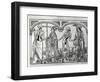 Death Taking the Bishop and the Nobleman, from the Danse Macabre, Published Paris, 1485-Guy Marchant-Framed Giclee Print