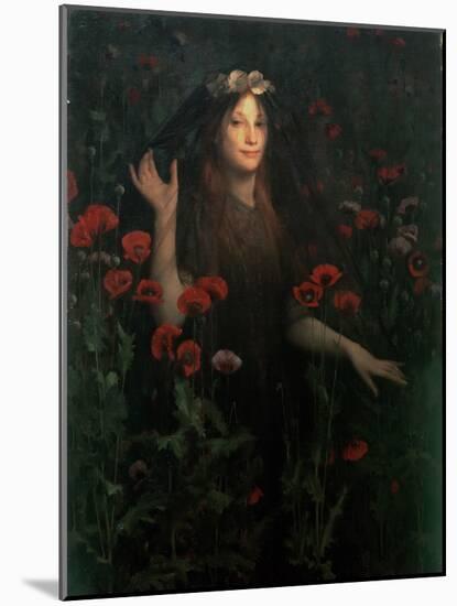 Death the Bride, 1894-95-Thomas Cooper Gotch-Mounted Giclee Print