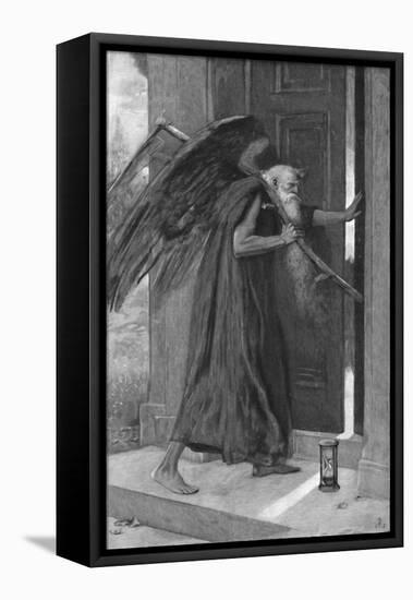 'Death the Reaper', 1896-P Naumann-Framed Stretched Canvas