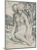 'Death the Wooer', c1895, (1923)-Alphonse Legros-Mounted Giclee Print