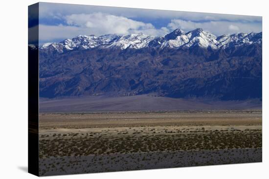 Death Valley and Grapevine Mountains, Mojave Desert, California-David Wall-Stretched Canvas