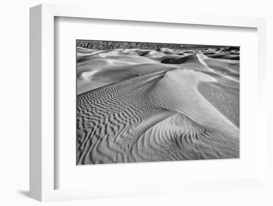 Death Valley dunes.-John Ford-Framed Photographic Print