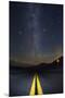 Death Valley Highway at Night-Jon Hicks-Mounted Premium Photographic Print