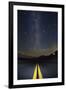 Death Valley Highway at Night-Jon Hicks-Framed Photographic Print