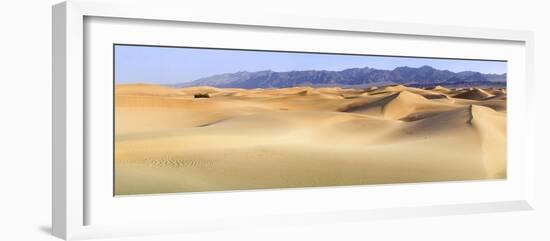 Death Valley. Landscape of Mesquite Flats Sand Dunes.-Janet Muir-Framed Photographic Print