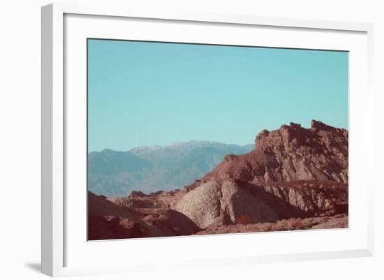 Death Valley Mountains-NaxArt-Framed Art Print