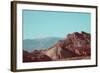 Death Valley Mountains-NaxArt-Framed Art Print