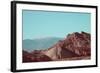 Death Valley Mountains-NaxArt-Framed Art Print