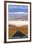 Death Valley National Park, California, Highway Scene-Lantern Press-Framed Art Print