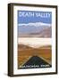 Death Valley National Park, California, Highway Scene-Lantern Press-Framed Art Print