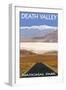 Death Valley National Park, California, Highway Scene-Lantern Press-Framed Art Print