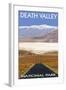 Death Valley National Park, California, Highway Scene-Lantern Press-Framed Art Print