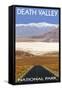 Death Valley National Park, California, Highway Scene-Lantern Press-Framed Stretched Canvas