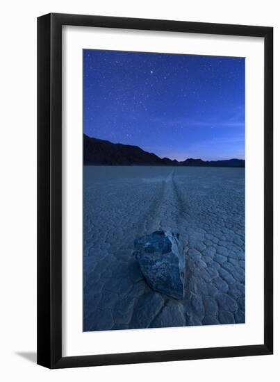 Death Valley National Park, California: "Moving" Rocks Of The Famous Racetrack-Ian Shive-Framed Photographic Print