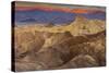 Death Valley National Park, California: Sunrise On Zabriskie Point-Ian Shive-Stretched Canvas