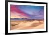 Death Valley National Park - Mesquite Dunes-Lantern Press-Framed Art Print