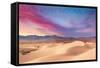 Death Valley National Park - Mesquite Dunes-Lantern Press-Framed Stretched Canvas