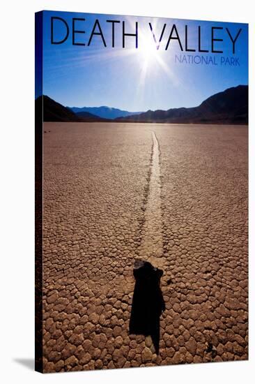 Death Valley National Park - Racetrack at Day-Lantern Press-Stretched Canvas