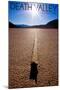 Death Valley National Park - Racetrack at Day-Lantern Press-Mounted Art Print