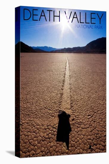 Death Valley National Park - Racetrack at Day-Lantern Press-Stretched Canvas