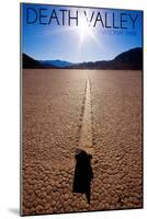 Death Valley National Park - Racetrack at Day-Lantern Press-Mounted Art Print