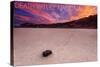 Death Valley National Park - Racetrack at Sunset-Lantern Press-Stretched Canvas