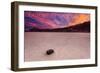 Death Valley National Park - Racetrack at Sunset-Lantern Press-Framed Art Print