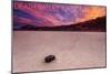 Death Valley National Park - Racetrack at Sunset-Lantern Press-Mounted Art Print