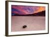 Death Valley National Park - Racetrack at Sunset-Lantern Press-Framed Art Print