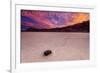 Death Valley National Park - Racetrack at Sunset-Lantern Press-Framed Art Print