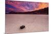 Death Valley National Park - Racetrack at Sunset-Lantern Press-Mounted Art Print