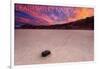 Death Valley National Park - Racetrack at Sunset-Lantern Press-Framed Art Print