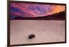 Death Valley National Park - Racetrack at Sunset-Lantern Press-Framed Art Print