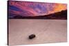 Death Valley National Park - Racetrack at Sunset-Lantern Press-Stretched Canvas