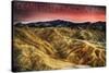 Death Valley National Park - Stormy Sky-Lantern Press-Stretched Canvas