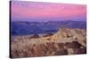 Death Valley National Park - Zabriskie Point and Sunset-Lantern Press-Stretched Canvas