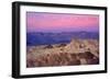 Death Valley National Park - Zabriskie Point and Sunset-Lantern Press-Framed Art Print