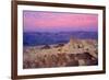 Death Valley National Park - Zabriskie Point and Sunset-Lantern Press-Framed Art Print