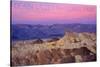 Death Valley National Park - Zabriskie Point and Sunset-Lantern Press-Stretched Canvas