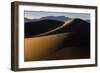 Death Valley NP, CA: Mequite Sand Dunes Near Stovepipe Wells, Hikers Along The 100 Foot Tall Dunes-Ian Shive-Framed Photographic Print