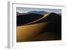 Death Valley NP, CA: Mequite Sand Dunes Near Stovepipe Wells, Hikers Along The 100 Foot Tall Dunes-Ian Shive-Framed Photographic Print