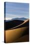 Death Valley NP, CA: Mesquite Sand Dunes Near Stovepipe Wells, Hikers Along The 100 Foot Tall Dunes-Ian Shive-Stretched Canvas