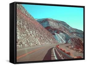 Death Valley Road-NaxArt-Framed Stretched Canvas