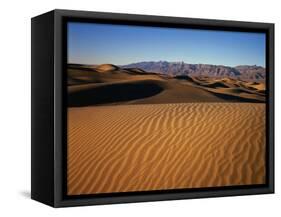 Death Valley Sand Dunes-James Randklev-Framed Stretched Canvas